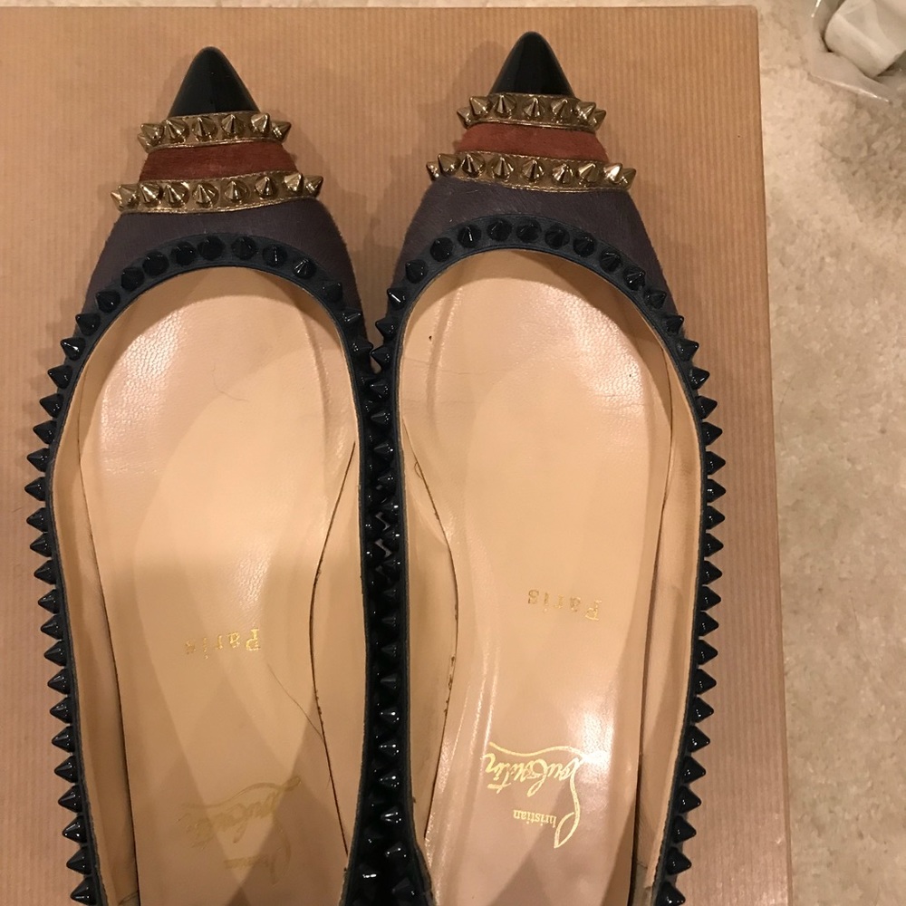 Christian Louboutin flats. Authentic. No box.
